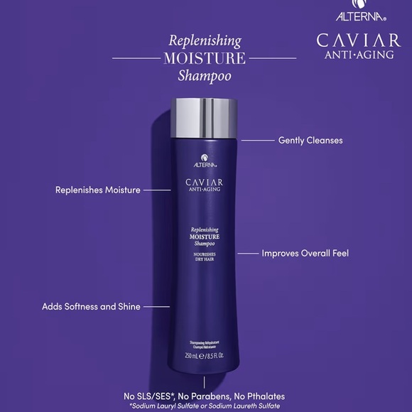 Alterna Caviar Anti-Aging Replenishing Moisture Shampoo - Purple - Picture 6 of 11